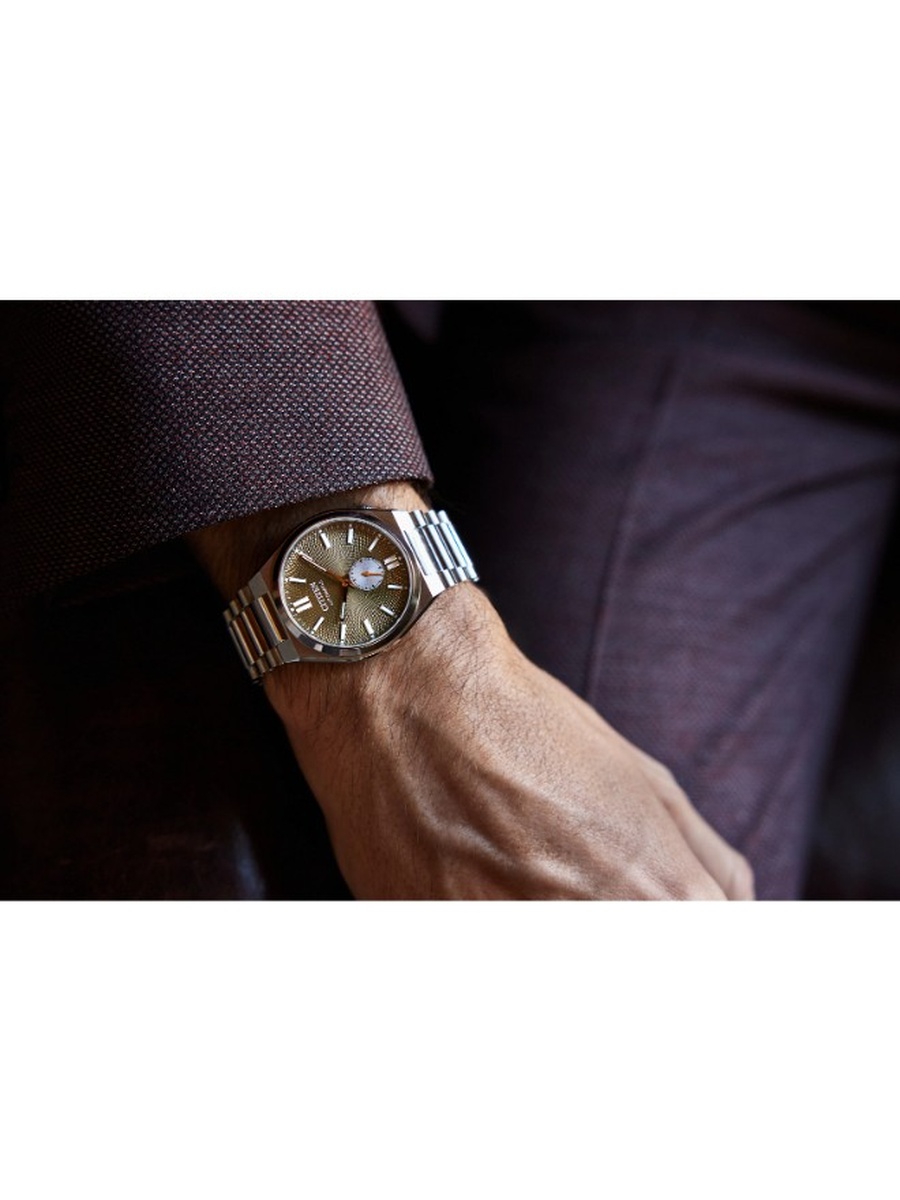 Automatic Movement Watch with Stainless Steel Strap - NK5010-51X, Silver