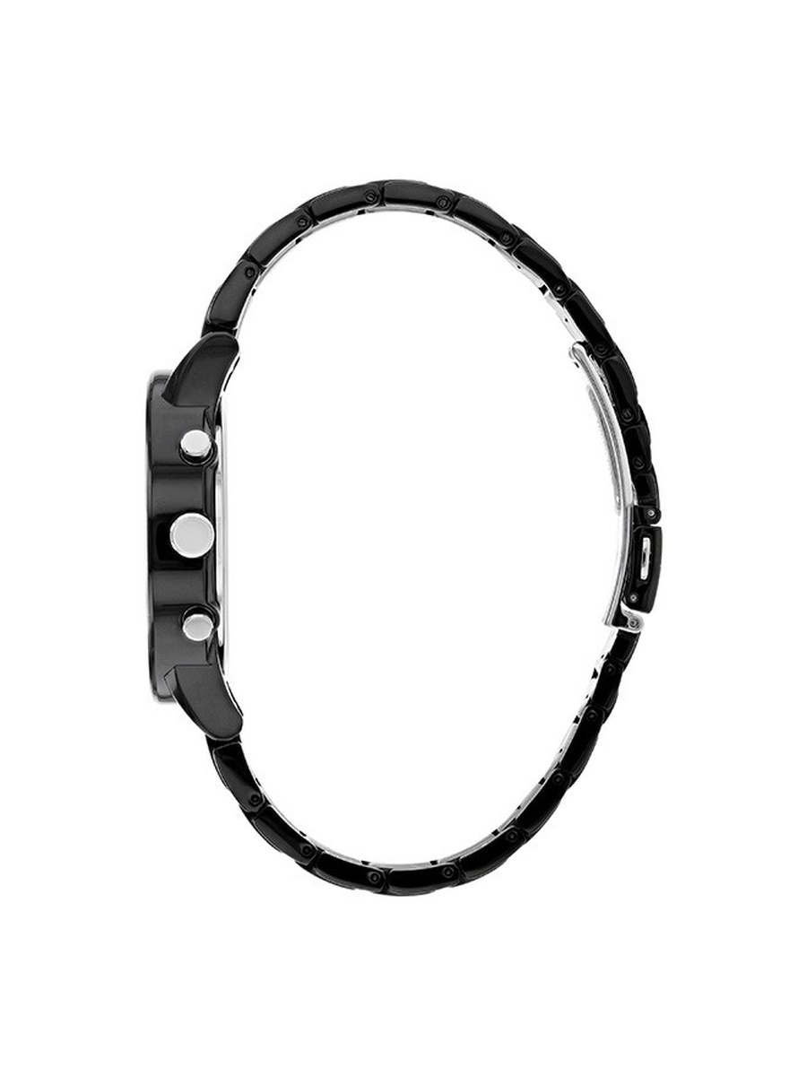 Eco-Drive Light Powered Movement Analog Watch with Stainless Steel Strap - AT2245-57E, Black