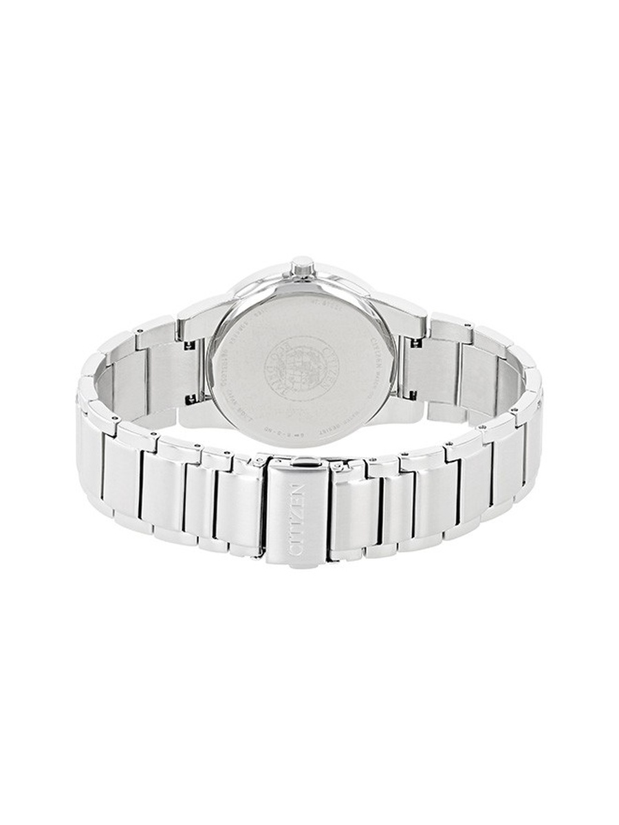 Eco-Drive Light Powered Movement Analog Watch with Stainless Steel Strap - AU1060-51E, Silver