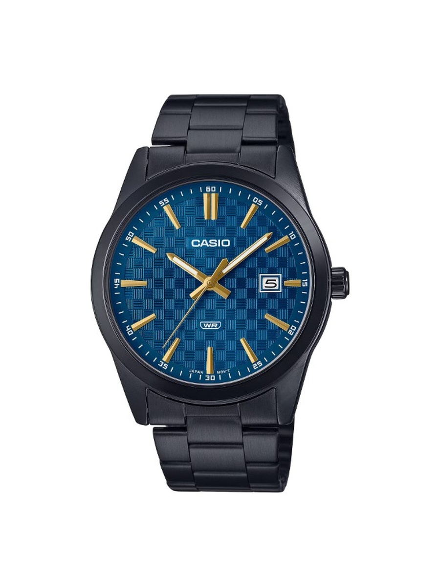 Analog Watch with Stainless Steel Strap - MTP-VD03B-2AUDF, Black
