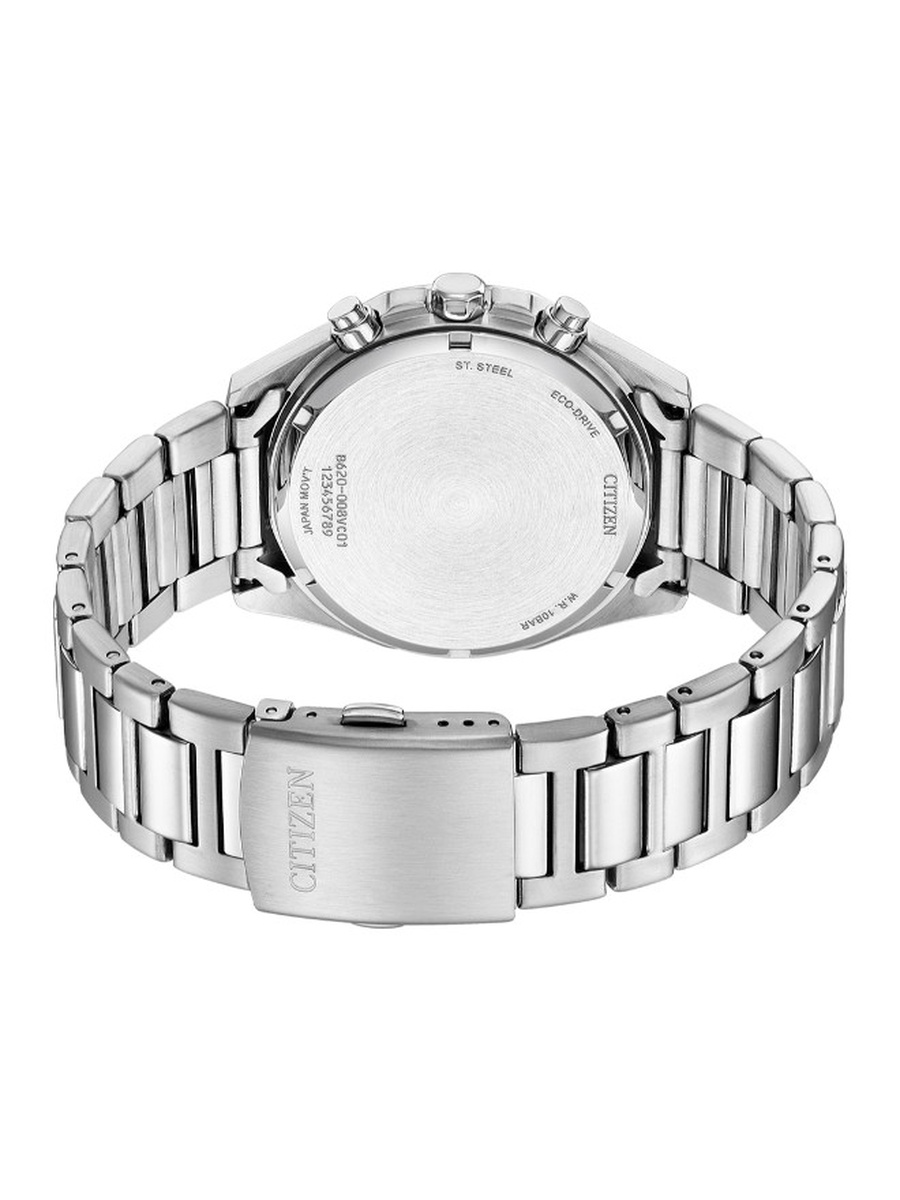 Eco-Drive Light Powered Movement Analog Watch with Stainless Steel Strap - CA4590-81A, Silver