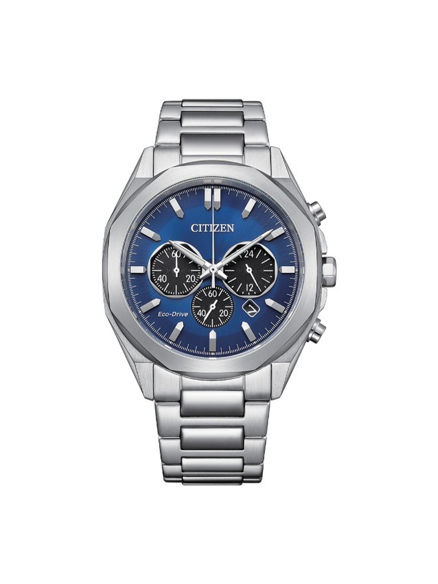 Eco-Drive Light Powered Movement Analog Watch with Stainless Steel Strap - CA4590-81L, Silver