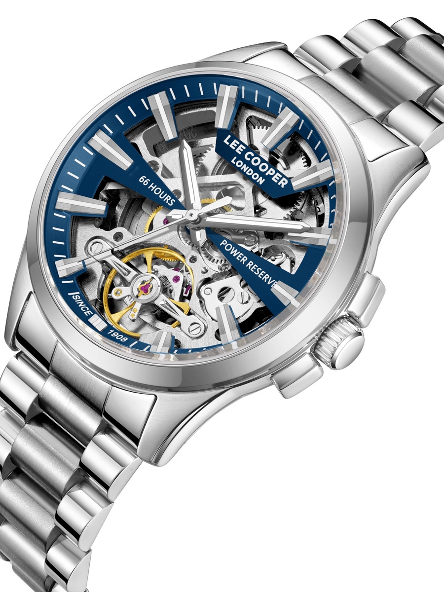 VX9JE1 Automatic Movement Watch with Metal Strap - LC08311.390, Silver
