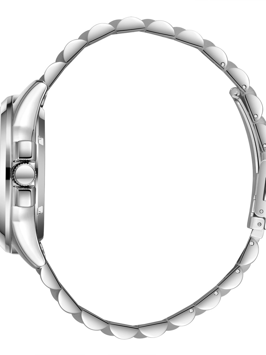 VX9JE1 Automatic Movement Watch with Metal Strap - LC08311.390, Silver