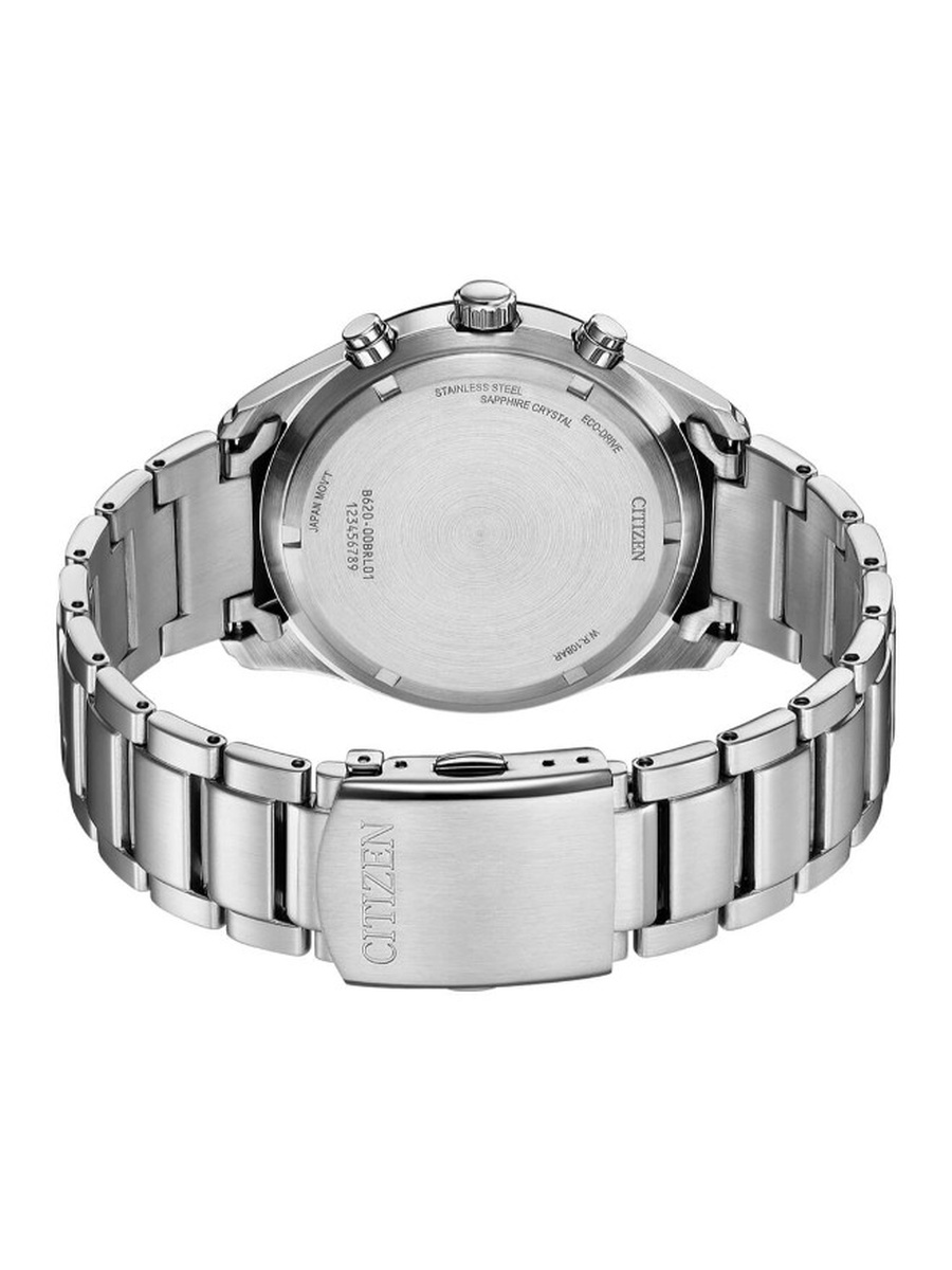 Chronograph Eco-Drive Light Powered Movement Watch - CA4674-58X, Silver
