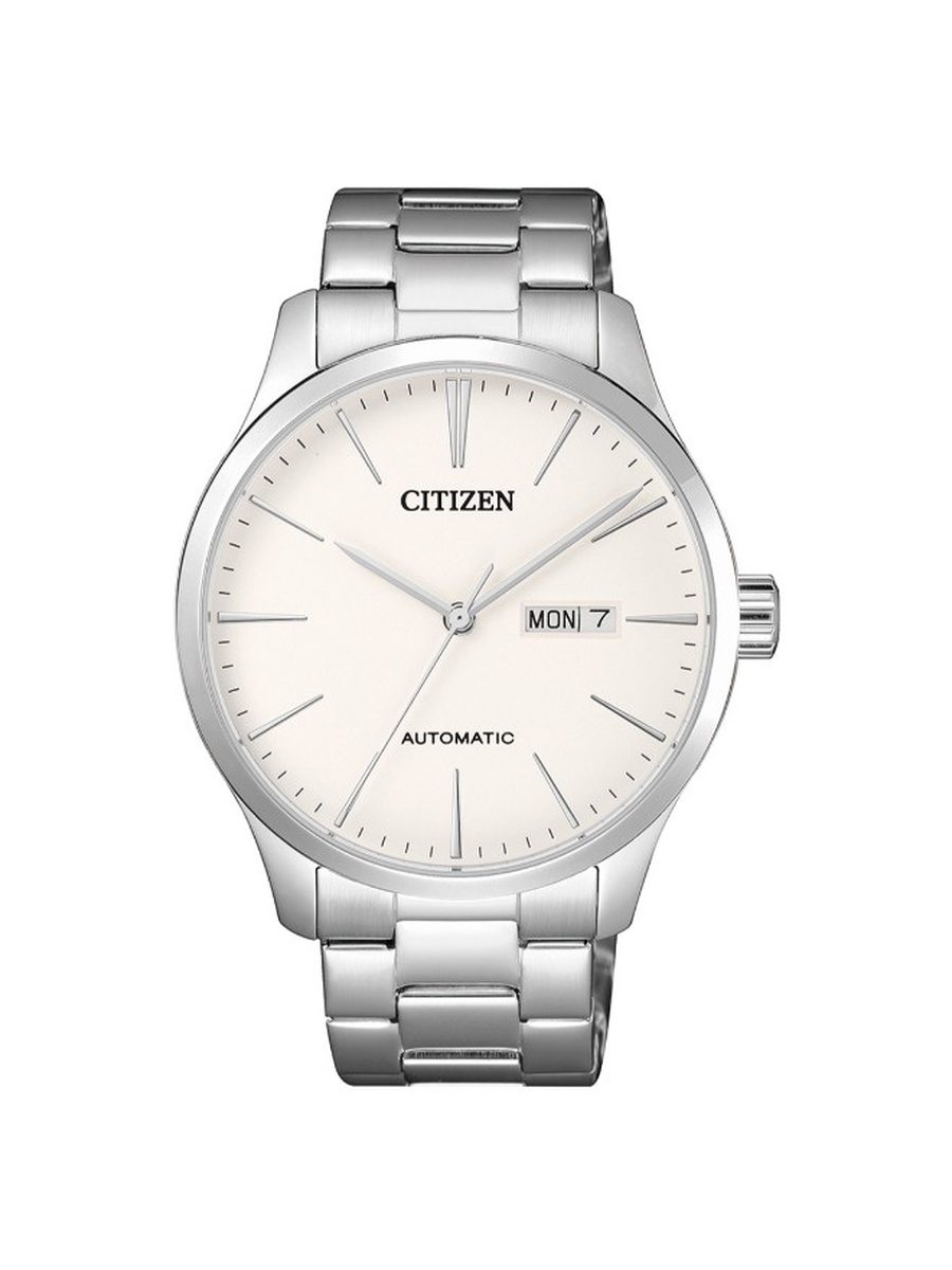 Automatic Movement Watch with Stainless Steel Strap - NH8350-83A, Silver