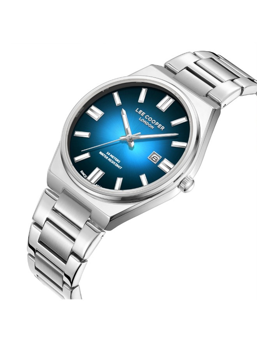 AX32 Analog Watch with Metal Strap - LC08262.380, Silver