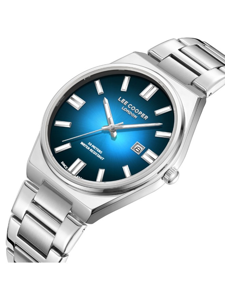 AX32 Analog Watch with Metal Strap - LC08262.380, Silver