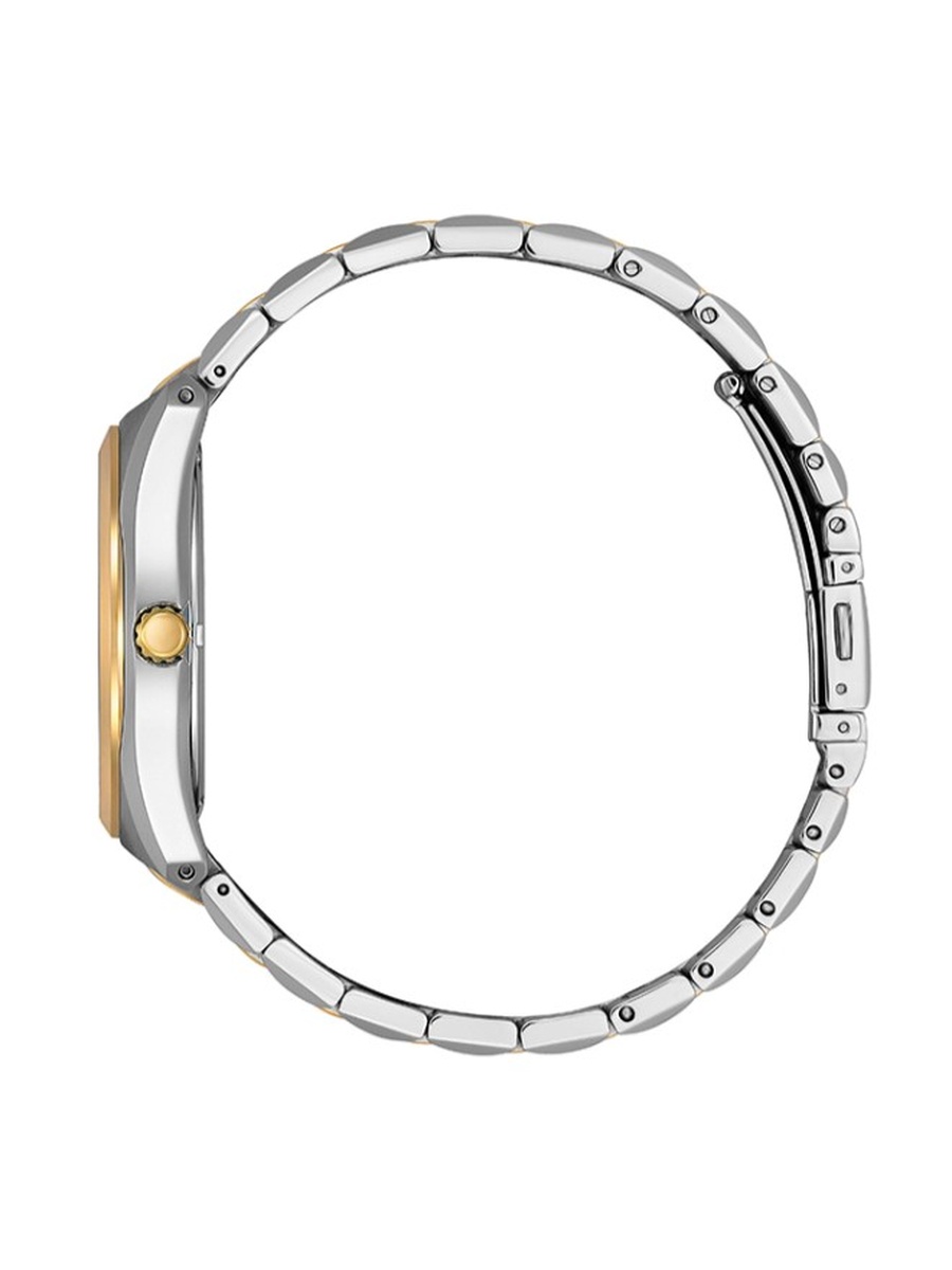 Eco-Drive Light Powered Movement Analog Watch with Two Tone Strap - BM7339-89X