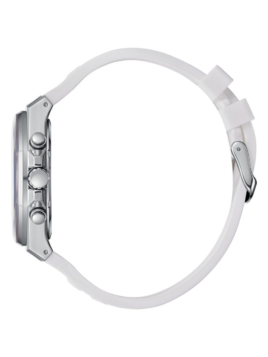 VX9JE1 Multi Function Watch with Silicone Strap - SL.9.2390.2.05, White