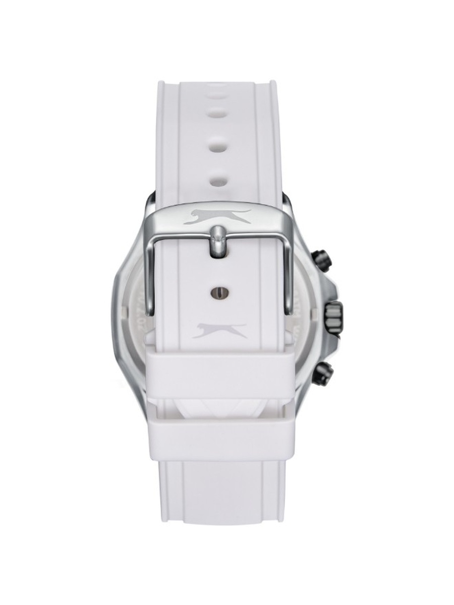 VX9JE1 Multi Function Watch with Silicone Strap - SL.9.2390.2.05, White
