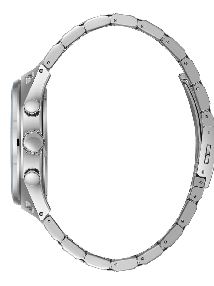 PE933 Multi Function Watch with Metal Strap - LC08026.390, Silver