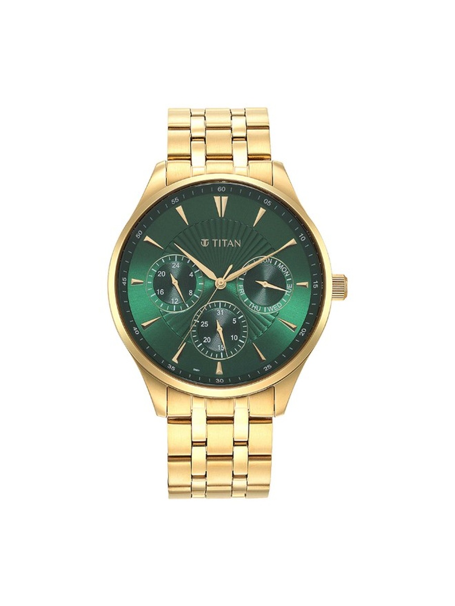 Quartz Multi Function Watch with Stainless Steel Strap - 90127YM05, Two Tone