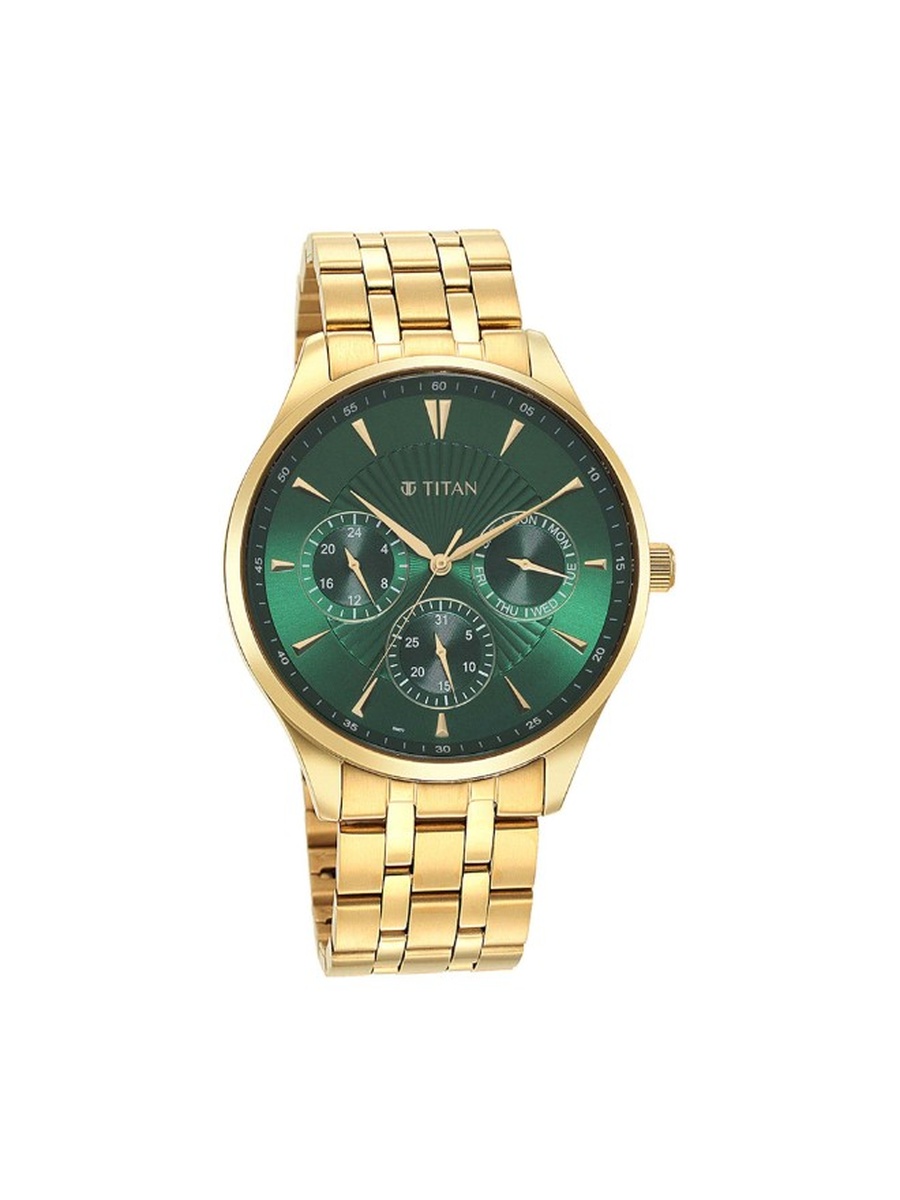 Quartz Multi Function Watch with Stainless Steel Strap - 90127YM05, Two Tone