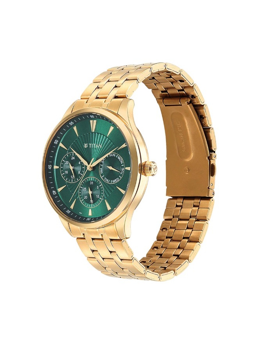 Quartz Multi Function Watch with Stainless Steel Strap - 90127YM05, Two Tone