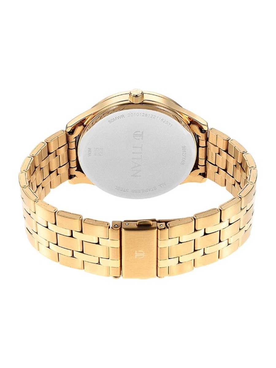 Quartz Multi Function Watch with Stainless Steel Strap - 90127YM05, Two Tone