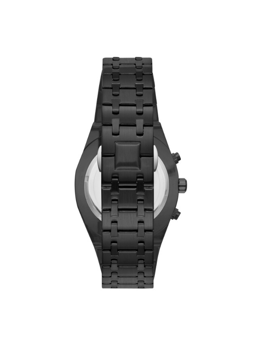 Quartz Multi Function Watch with Stainless Steel Strap - K24112-BBBB, Black