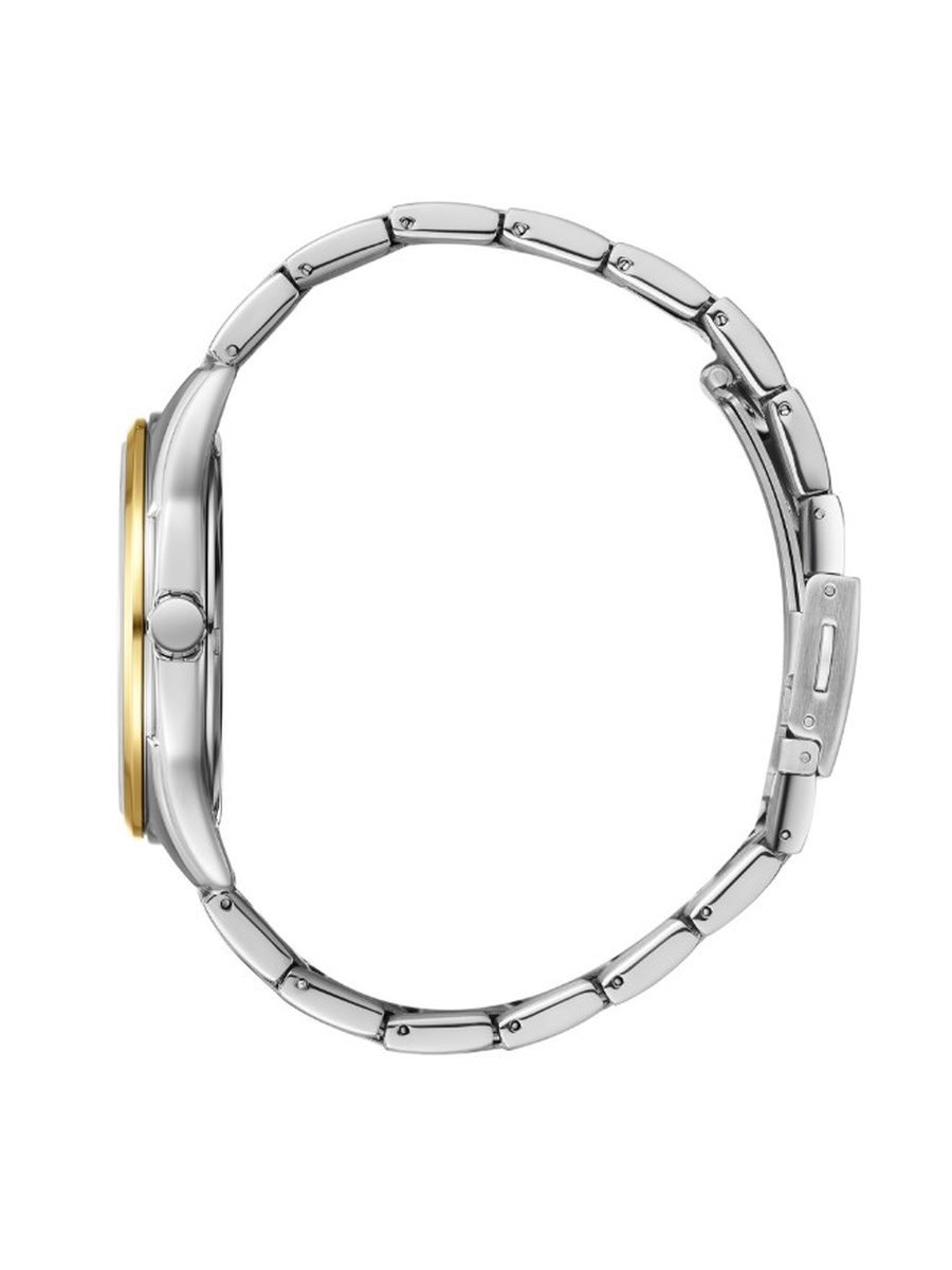 VX42E11 Analog Watch with Metal Strap - LC08007.270, Silver/Gold