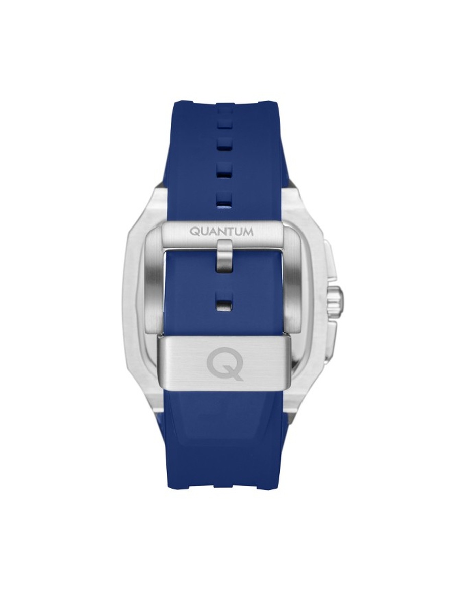 VR34A Chronograph Watch with Silicone Strap - HNG1033.389, Dark Blue