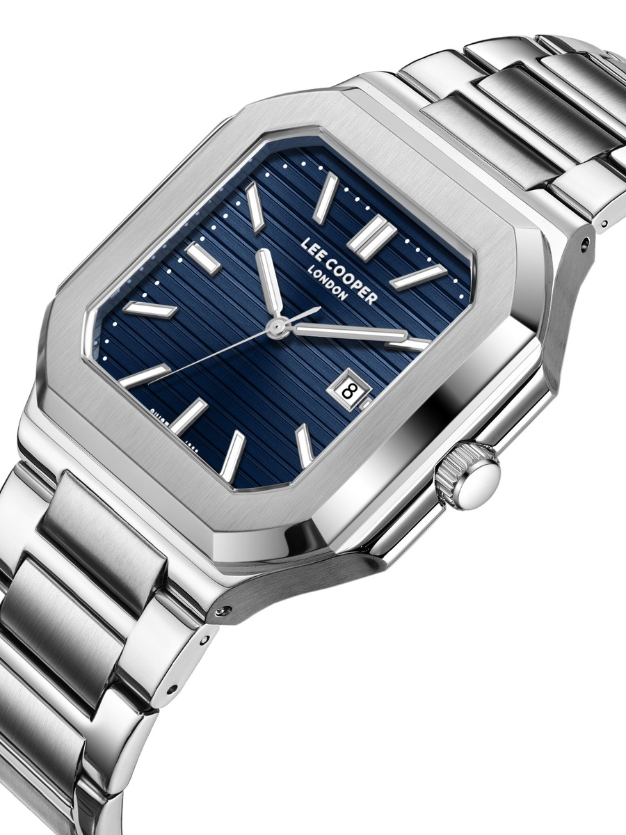AX32A11 Analog Watch with Metal Strap - LC08269.390, Silver