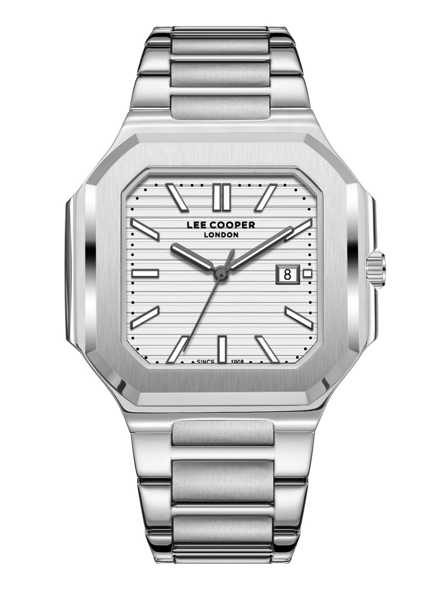 AX32A11 Analog Watch with Metal Strap - LC08269.330, Silver