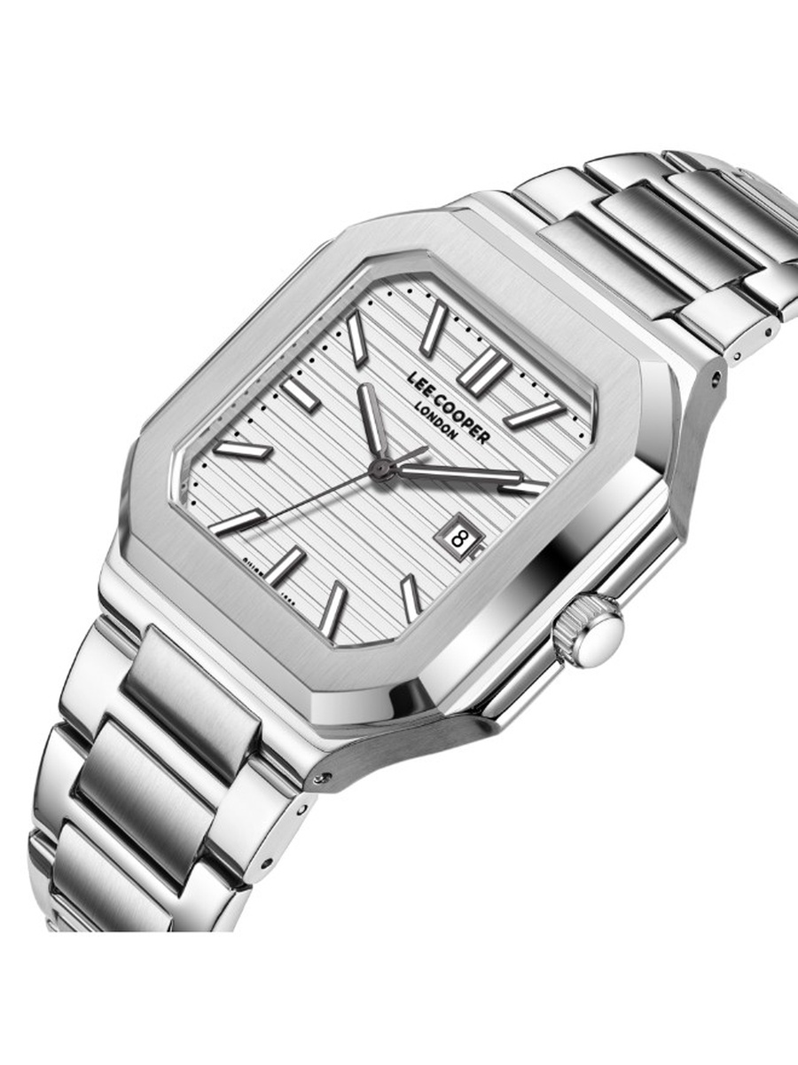 AX32A11 Analog Watch with Metal Strap - LC08269.330, Silver