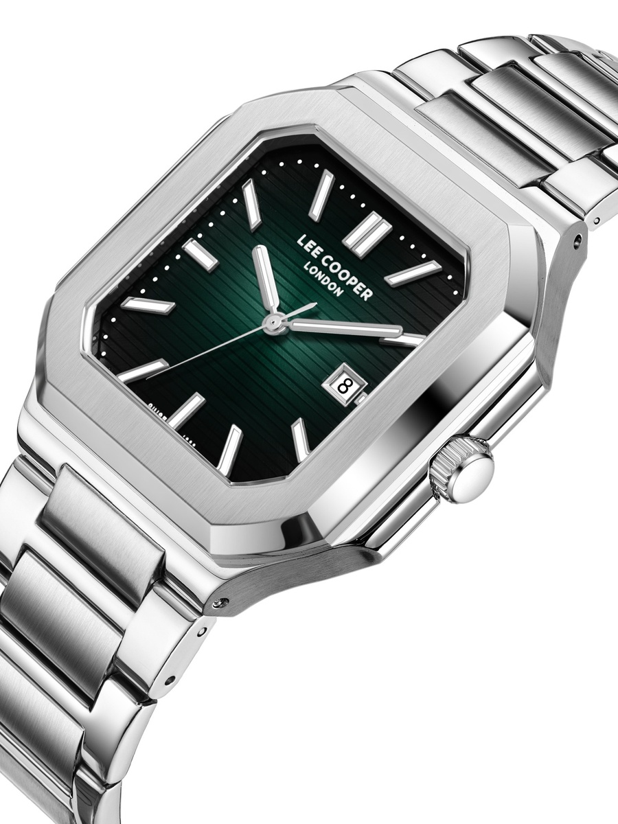 AX32A11 Analog Watch with Metal Strap - LC08269.370, Silver