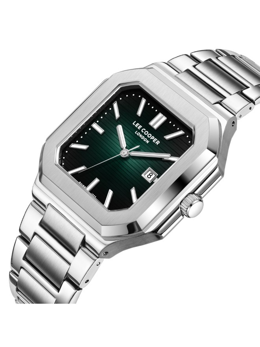 AX32A11 Analog Watch with Metal Strap - LC08269.370, Silver