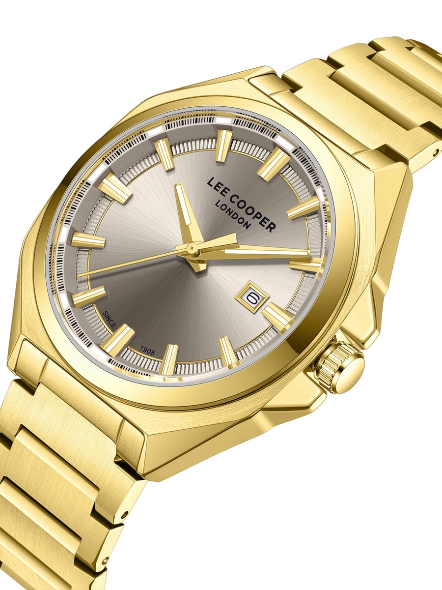 AX32A11 Analog Watch with Metal Strap - LC08271.160, Gold