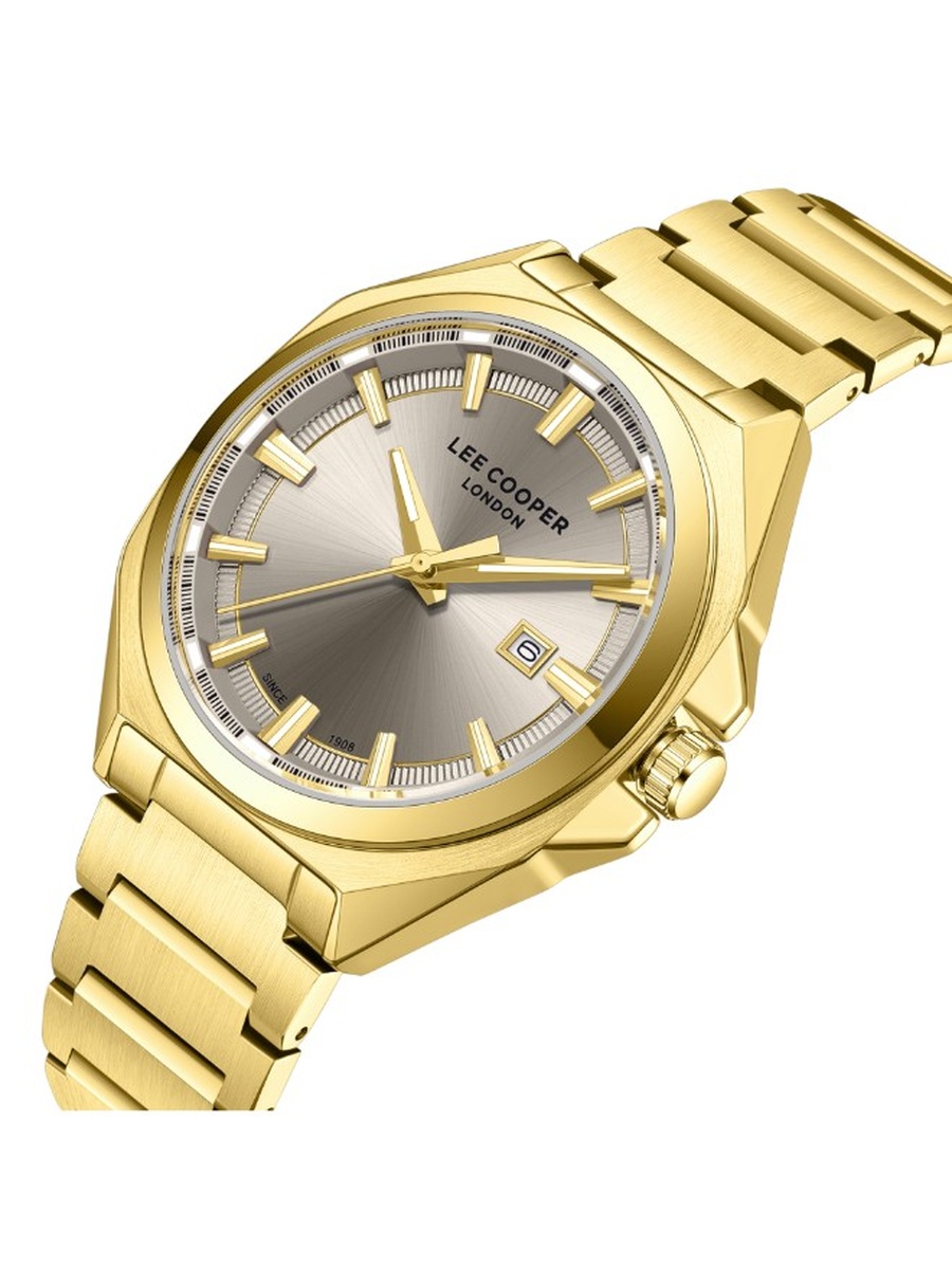 AX32A11 Analog Watch with Metal Strap - LC08271.160, Gold