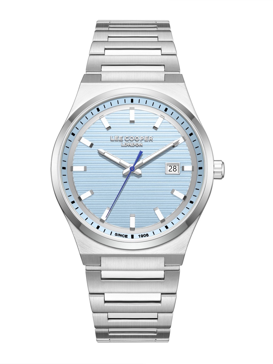 VX42E11 Analog Watch with Metal Strap - LC08288.300, Silver