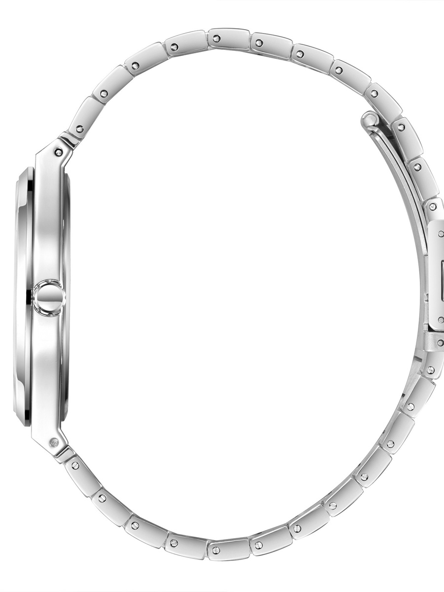 VX42E11 Analog Watch with Metal Strap - LC08288.300, Silver