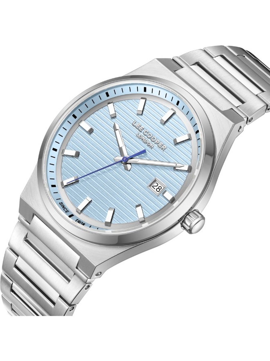 VX42E11 Analog Watch with Metal Strap - LC08288.300, Silver