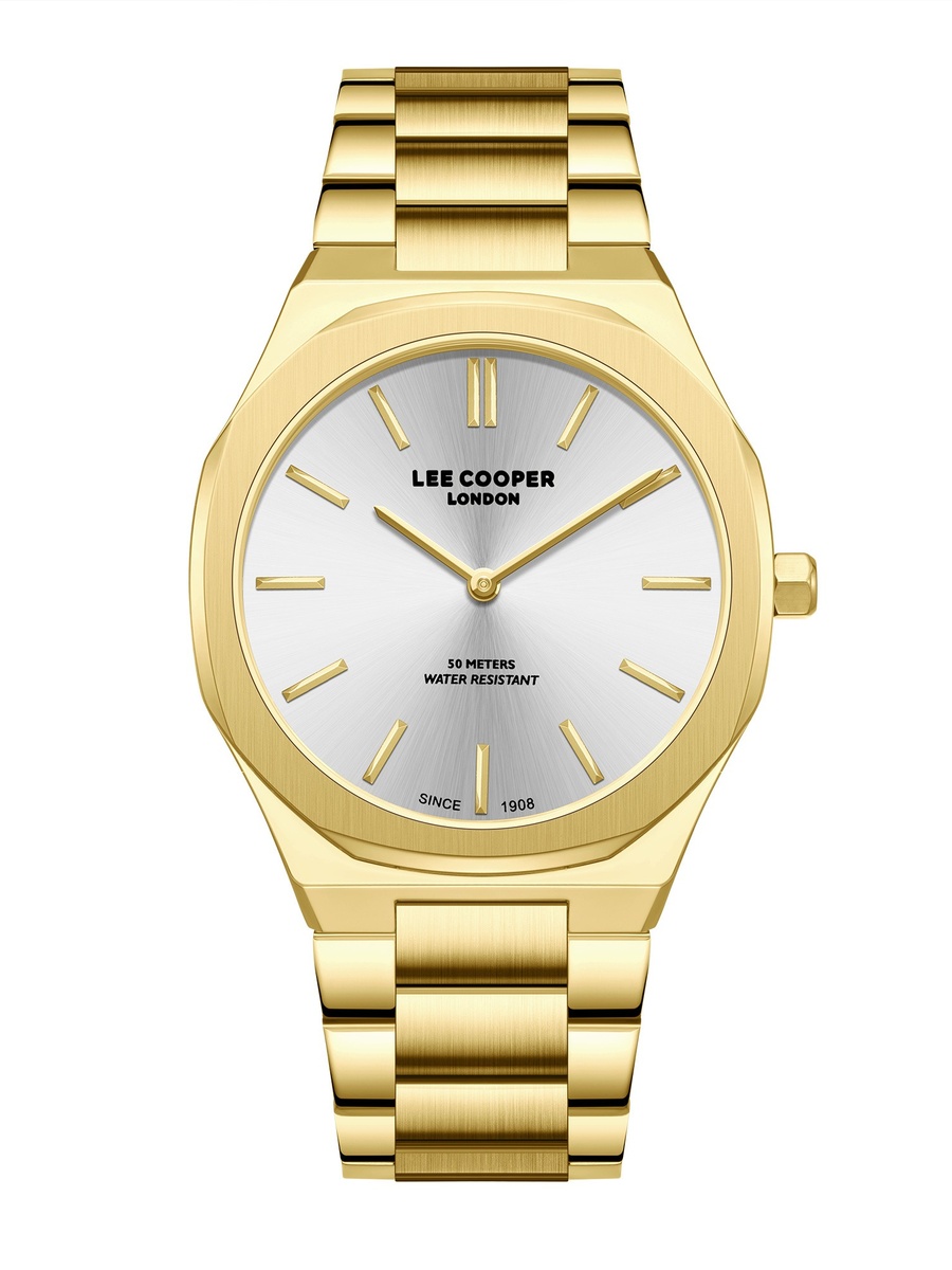 VJ20C1 Analog Watch with Metal Strap - LC08275.130, Gold