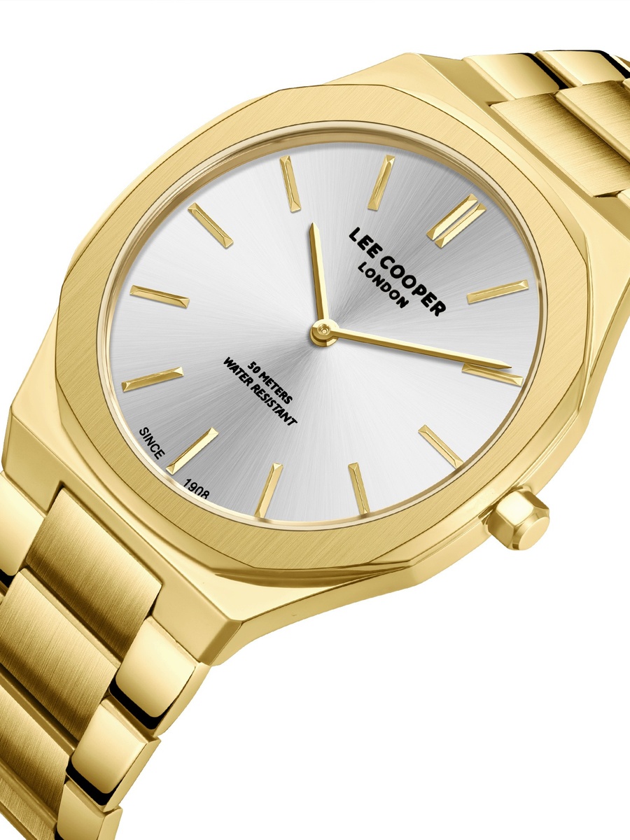 VJ20C1 Analog Watch with Metal Strap - LC08275.130, Gold