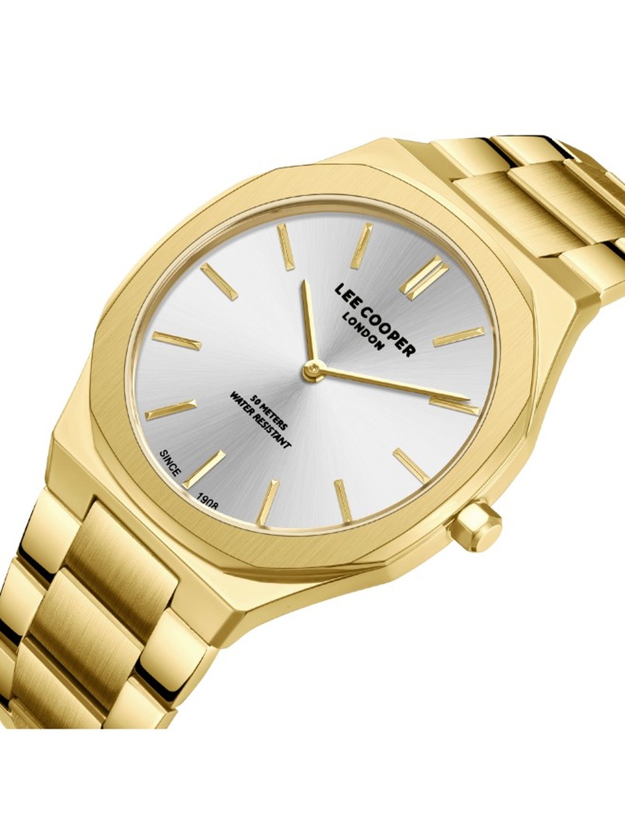 VJ20C1 Analog Watch with Metal Strap - LC08275.130, Gold