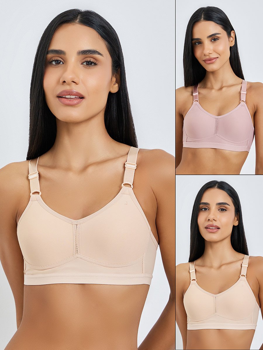 Pack fo 2 - Padded Non-Wired T-Shirt Bra