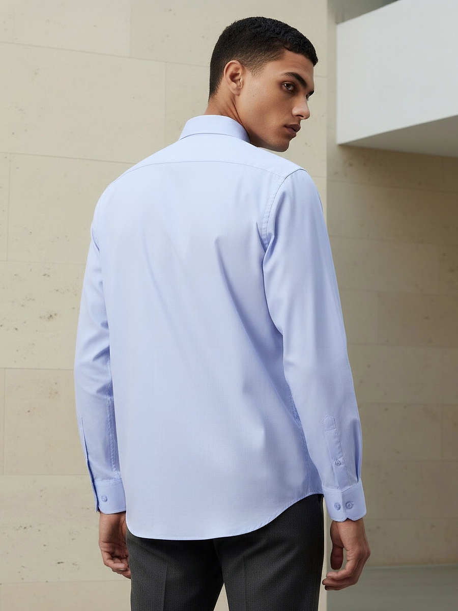Men Regular Fit Collared Philaphil Long Sleeves Shirt