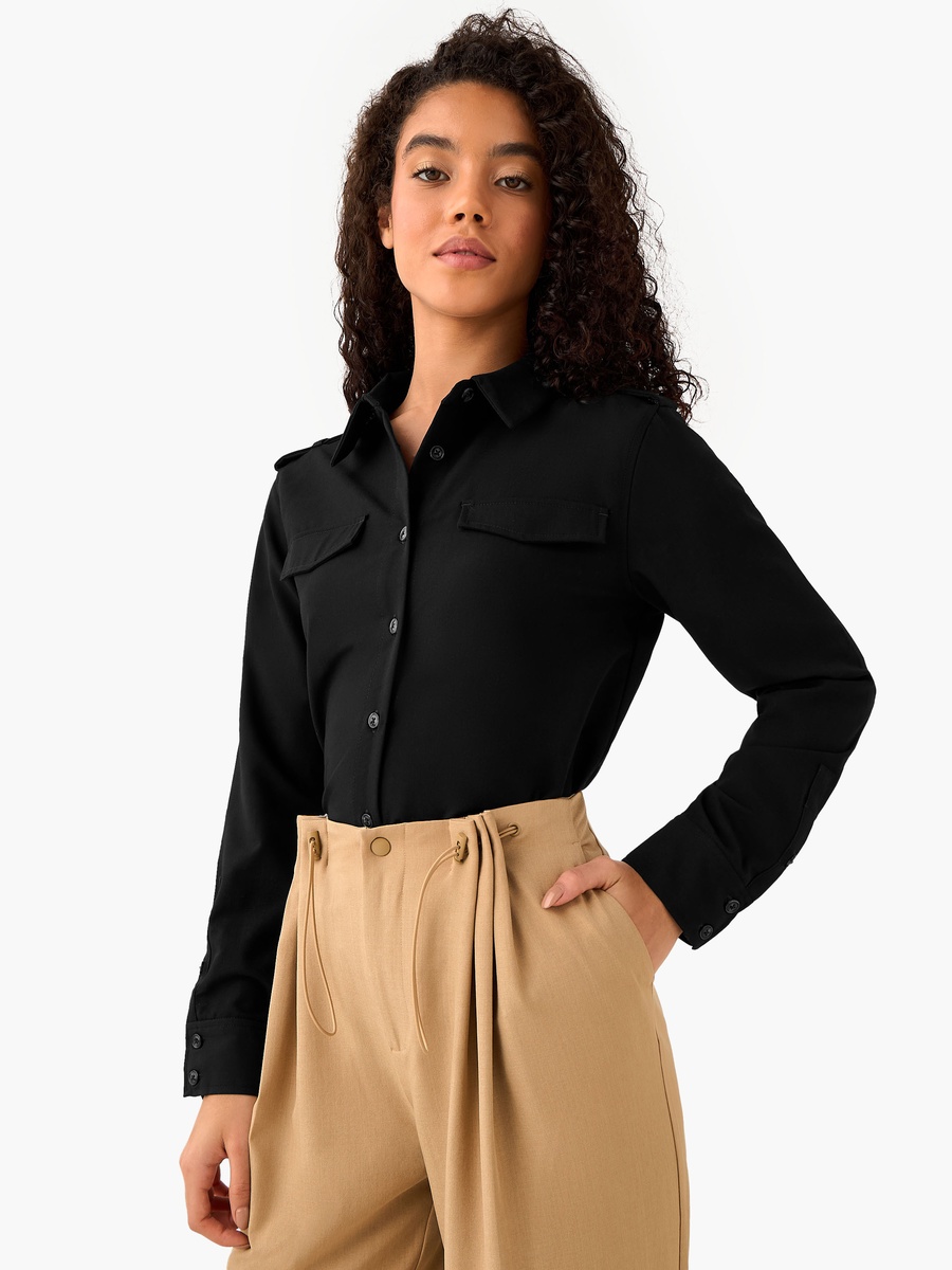 Shirt with Pocket Detail