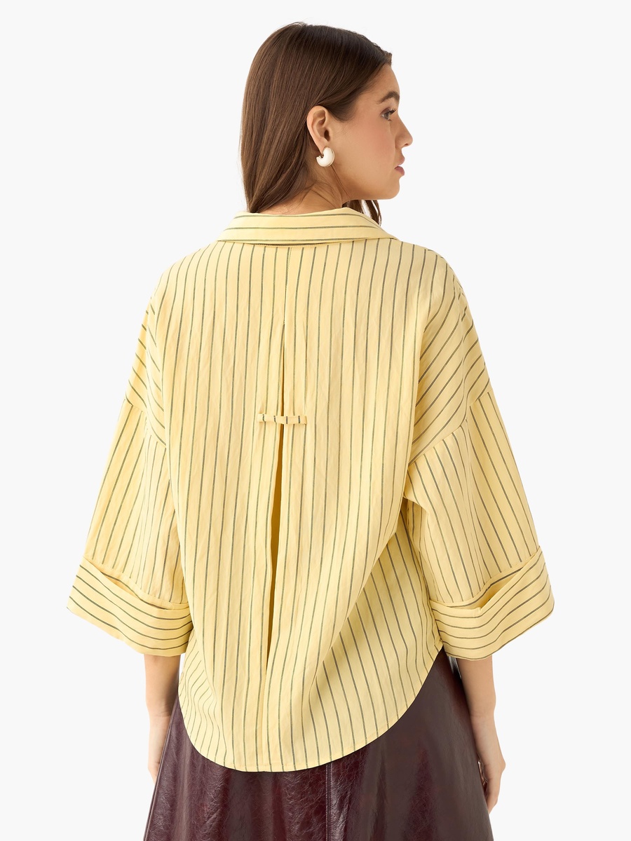 Boxy Shirt with Stripes