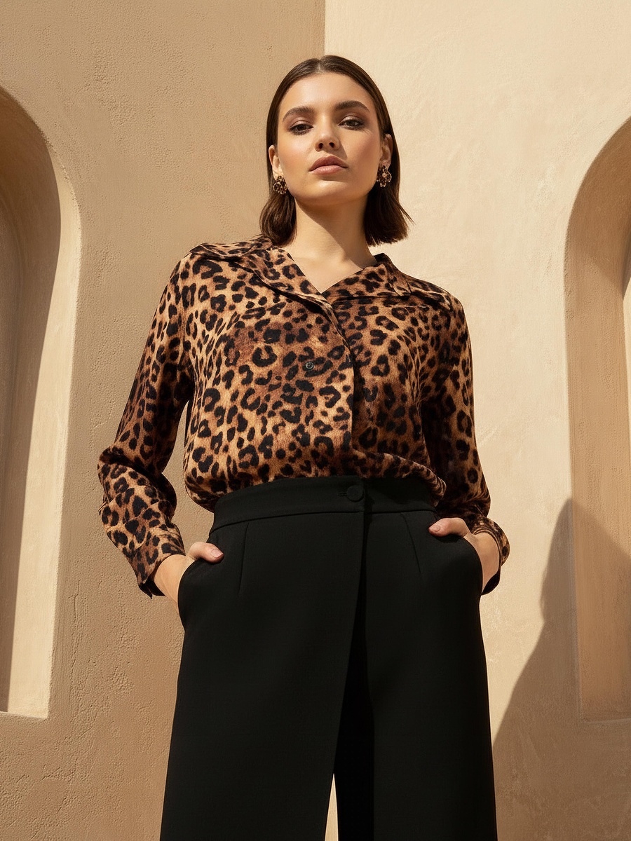 Shirt with Animal Print