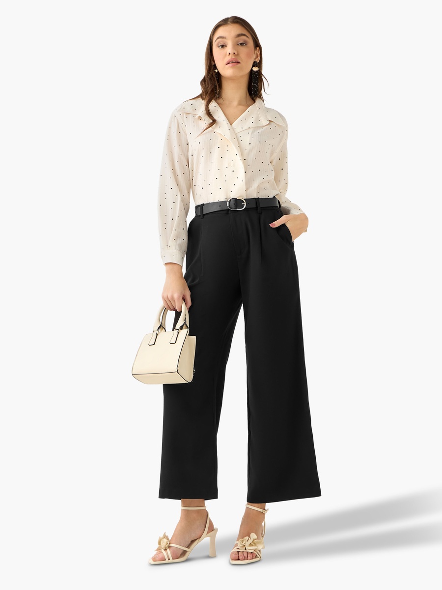Shirt with Polka Dot Print