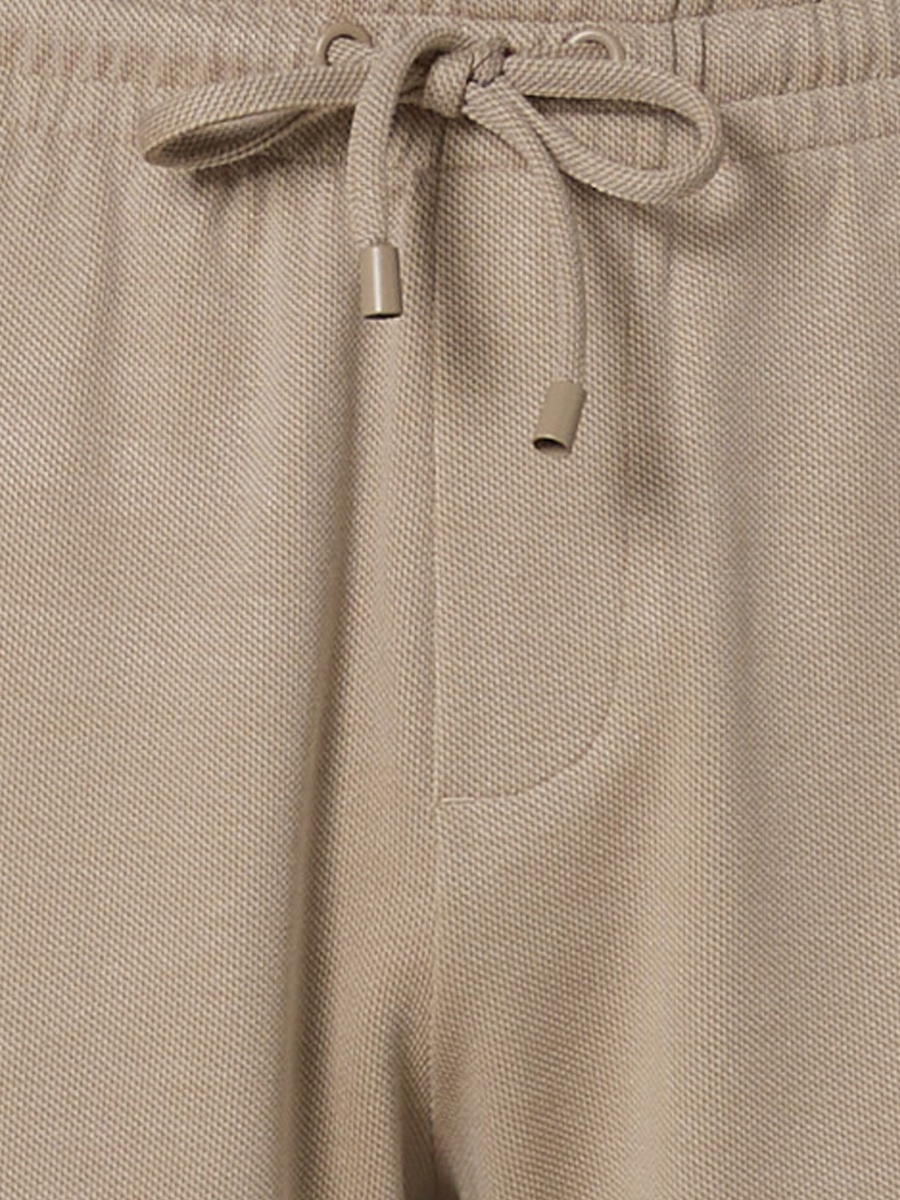 Men Slim Fit Pique Pants