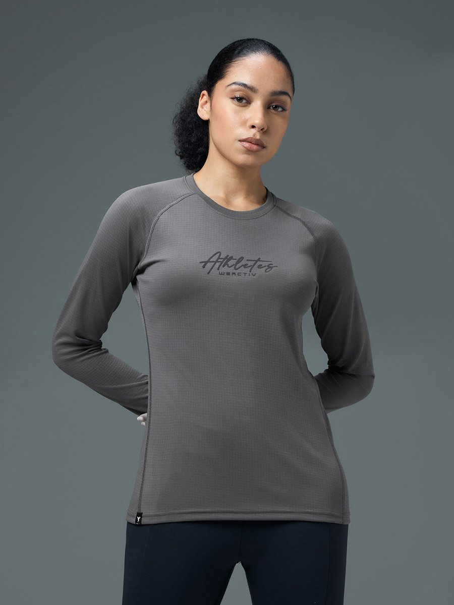 Slim Fit Round Neck Sports T-Shirt with TECHNOCOOL+