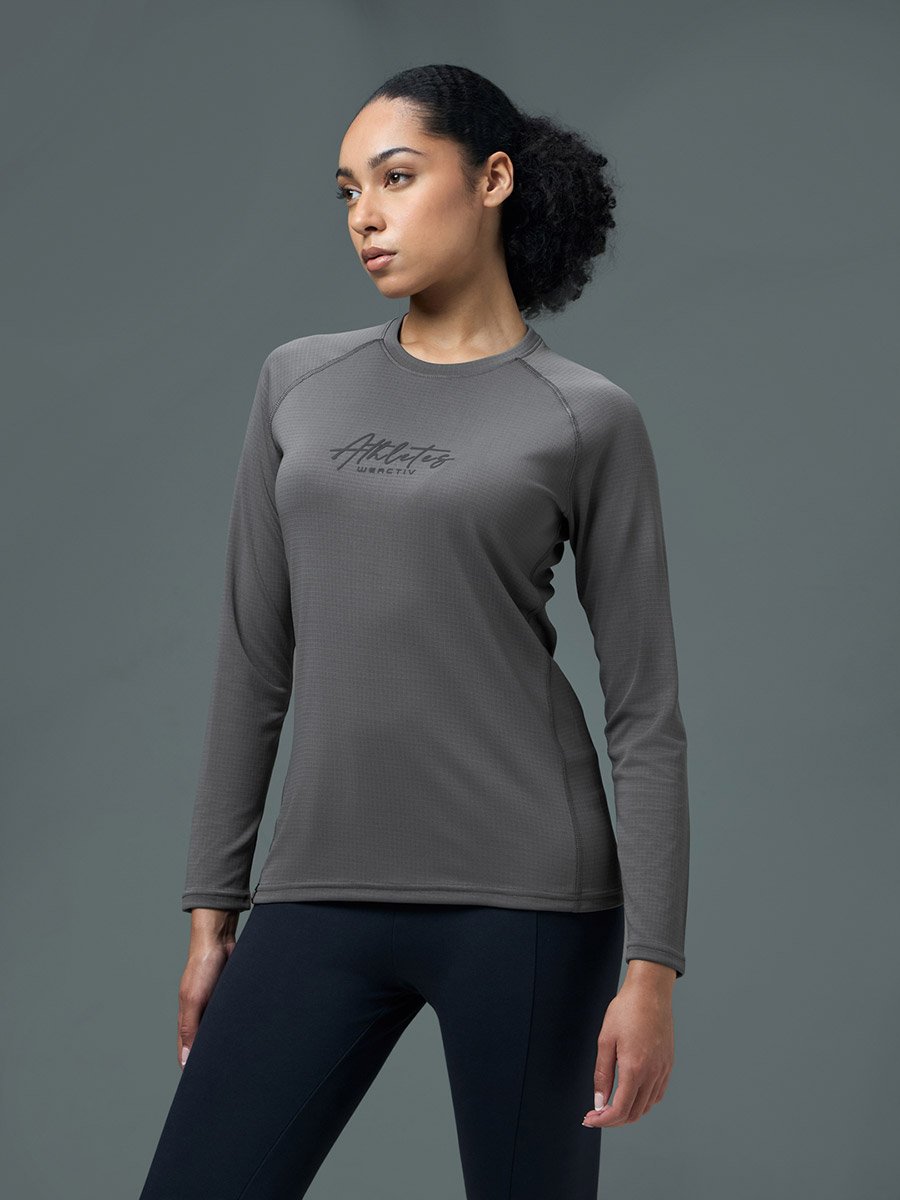 Slim Fit Round Neck Sports T-Shirt with TECHNOCOOL+