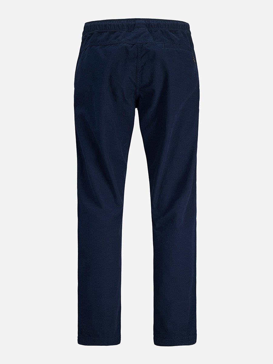 Navy Straight Leg Drawstring Joggers