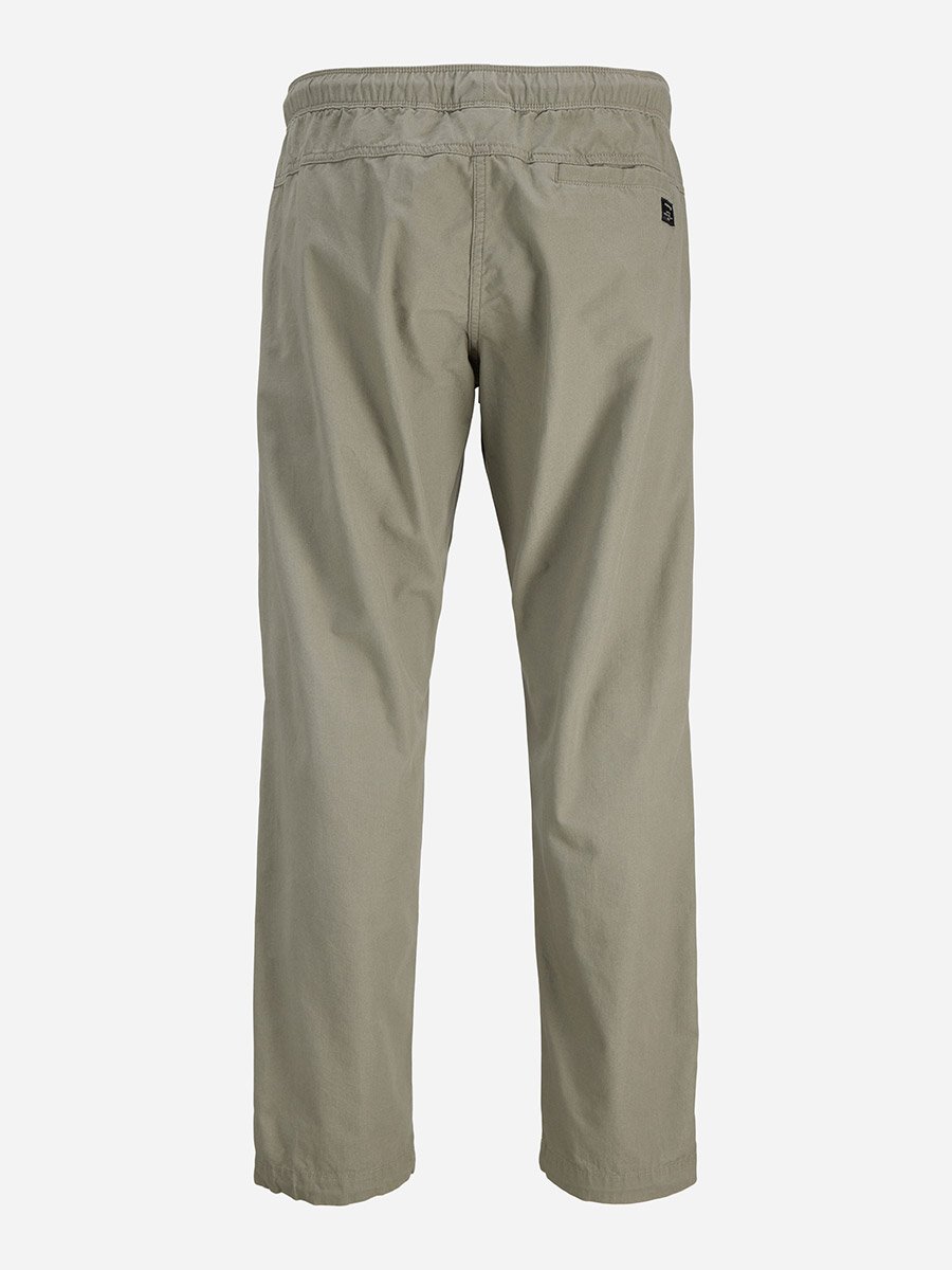 Grey Straight Leg Drawstring Joggers