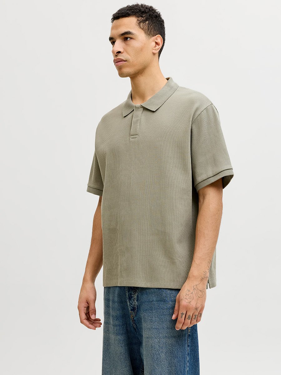 Structured Relaxed Fit Polo