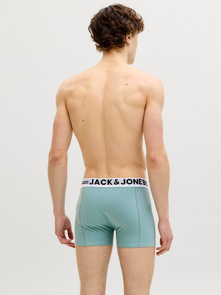 Pack of 3 - Printed Waistband Trunks