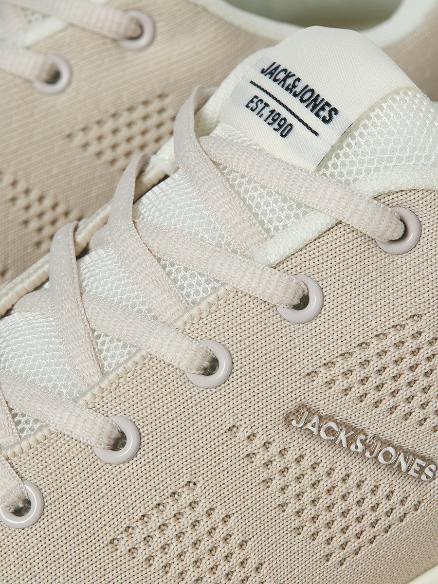 Lace Up Knit Sneakers